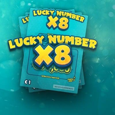 Lucky Number x8 Scratch Card thumbnail